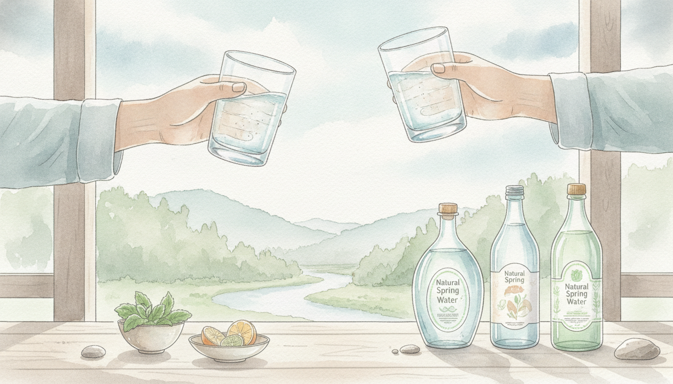 採水地ごとの水質と味の比較