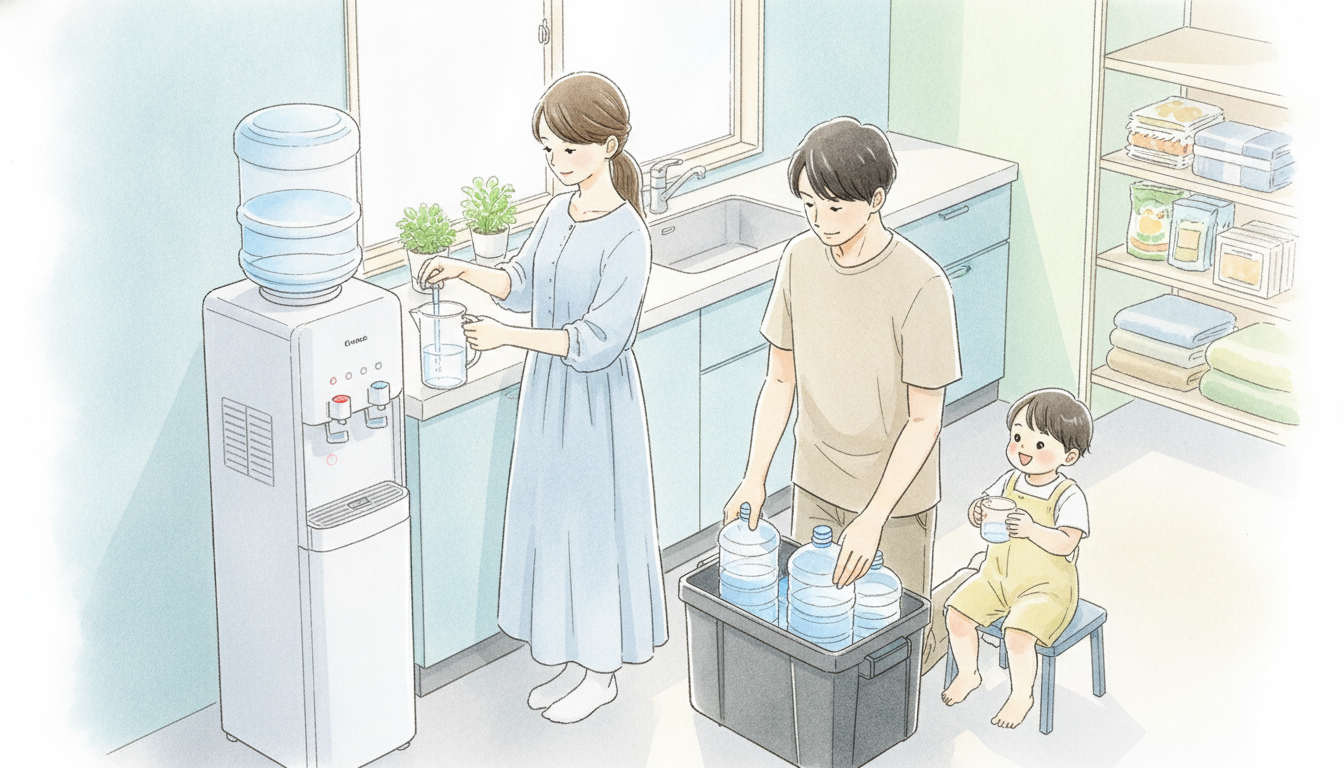 暮らしに役立つ天然水の使い方と災害への備え