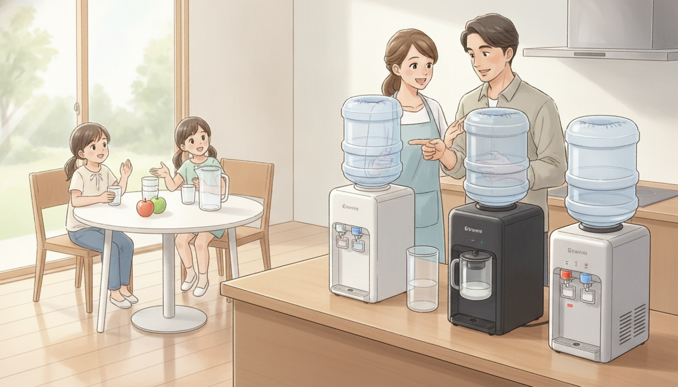 おすすめウォーターサーバー5社の料金比較