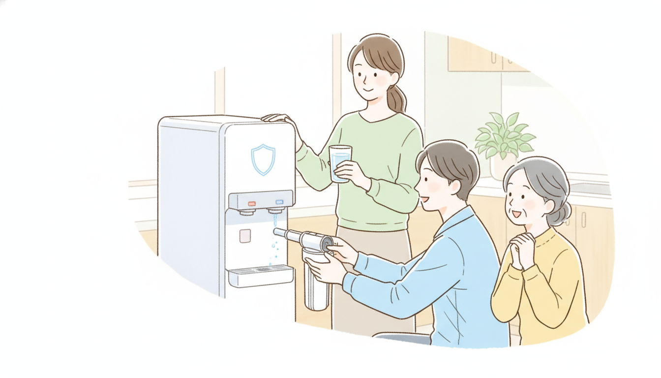 水の安全性とサポート体制で比較する